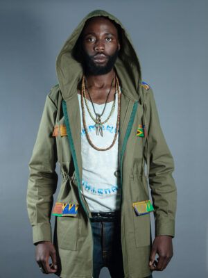 Men's Utility Parka Jacket - Khaki front