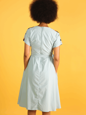 Women's Powder Blue Tea Dress